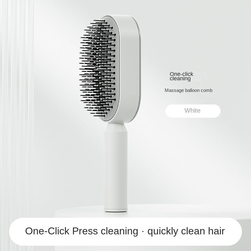 Peigne autonettoyant 3D pour la croissance des cheveux – Brosse de massage du cuir chevelu anti-chute