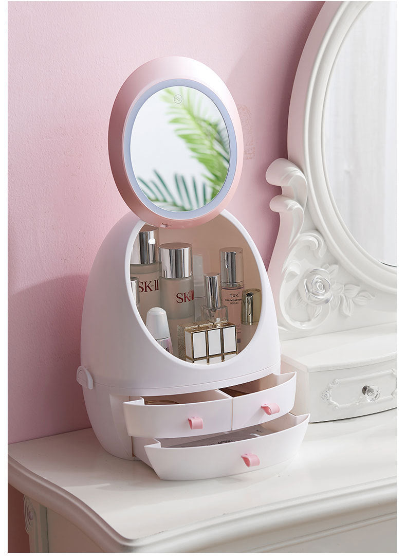 LED Makeup Mirror – Touch Screen & Adjustable Lighting
