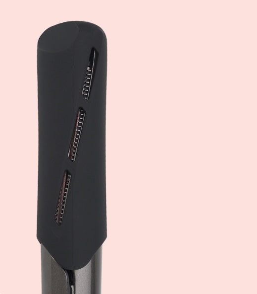 2-in-1 Hair Straightener & Curler – Wet/Dry Styling Comb