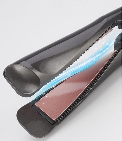 2-in-1 Hair Straightener & Curler – Wet/Dry Styling Comb