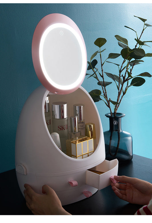 LED Makeup Mirror – Touch Screen & Adjustable Lighting