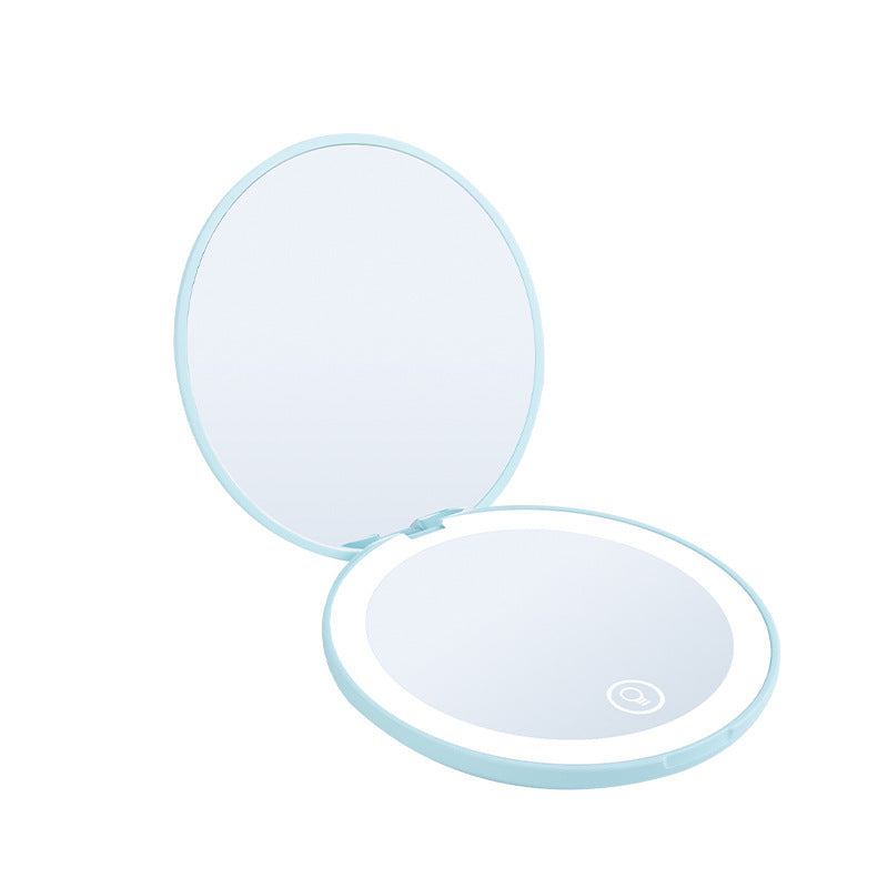 Portable LED Makeup Mirror – Adjustable Light & Compact Design