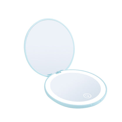 Portable LED Makeup Mirror – Adjustable Light & Compact Design