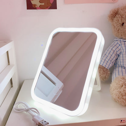 LED Vanity Mirror – Portable Desktop Makeup Mirror