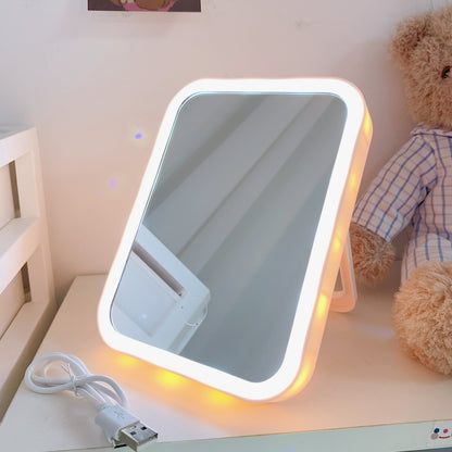 LED Vanity Mirror – Portable Desktop Makeup Mirror