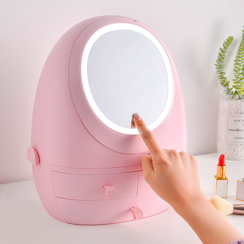 LED Makeup Mirror – Touch Screen & Adjustable Lighting