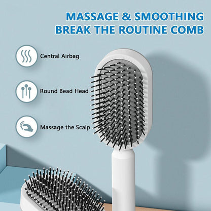 3D Self-Cleaning Hair Growth Comb – Anti Hair Loss Scalp Massage Brush