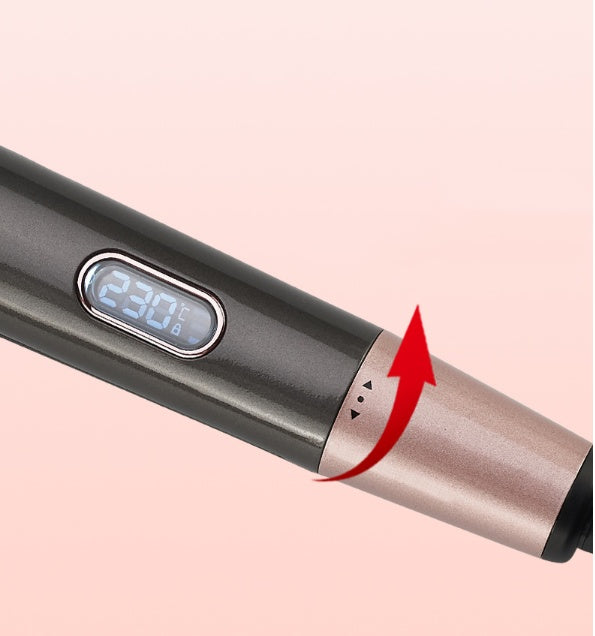 2-in-1 Hair Straightener & Curler – Wet/Dry Styling Comb