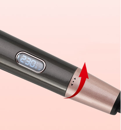 2-in-1 Hair Straightener & Curler – Wet/Dry Styling Comb