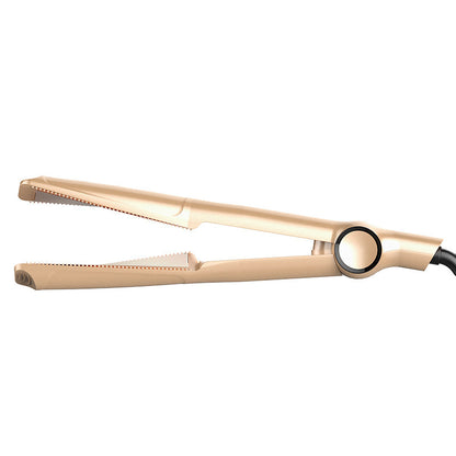 2-in-1 Hair Straightener & Curler – Wet/Dry Styling Comb