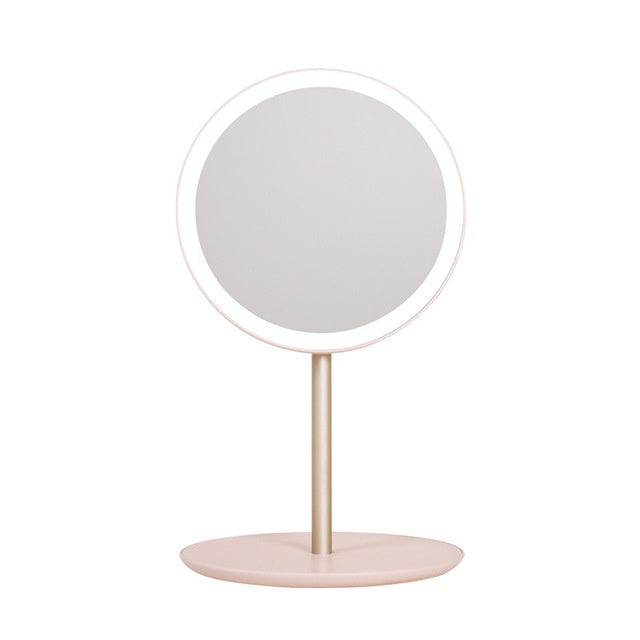 LED Folding Makeup Mirror – Portable & Adjustable Light