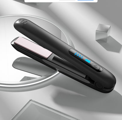 Wireless 2-in-1 Hair Straightener & Curler – USB Rechargeable