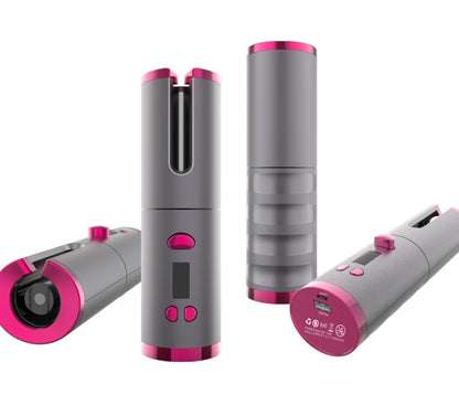 Wireless USB Curling Iron – Rechargeable Multifunctional Hair Curler