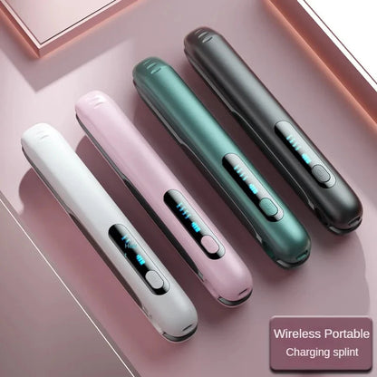 Wireless 2-in-1 Hair Straightener & Curler – USB Rechargeable