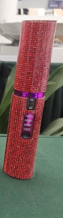 2-in-1 Hair Straightening Brush – Electric Straightener & Curler