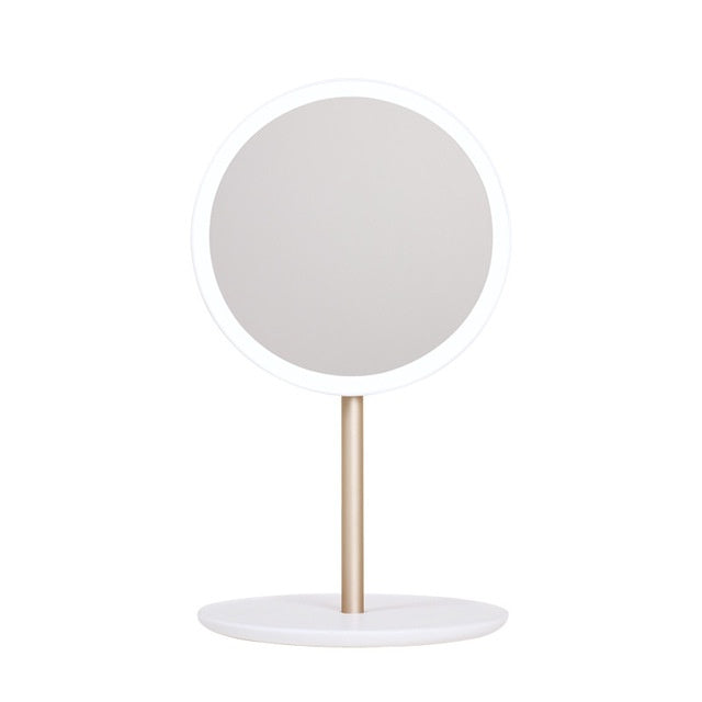LED Folding Makeup Mirror – Portable & Adjustable Light