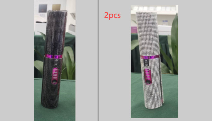 2-in-1 Hair Straightening Brush – Electric Straightener & Curler