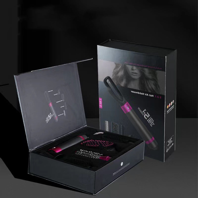 5-in-1 Hair Dryer & Styling Brush – Professional Salon Tool