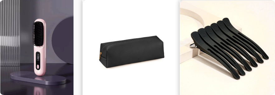 2-in-1 Wireless Hair Straightener Comb – Fast Heating & Portable